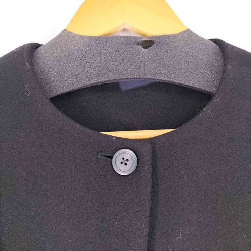 ショコラフィネローブ chocol raffine robe ノーカラーコート レディース